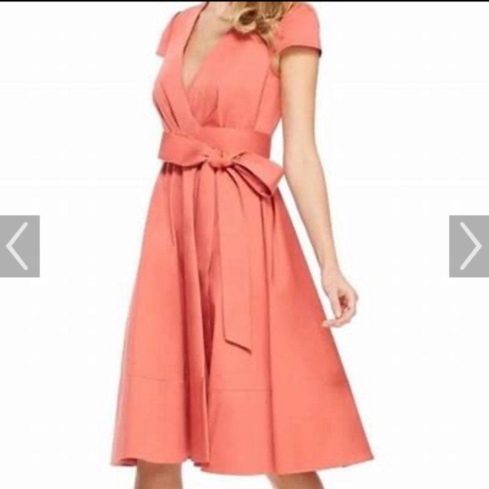 Gal meets glam Pink Addison wrap dress
